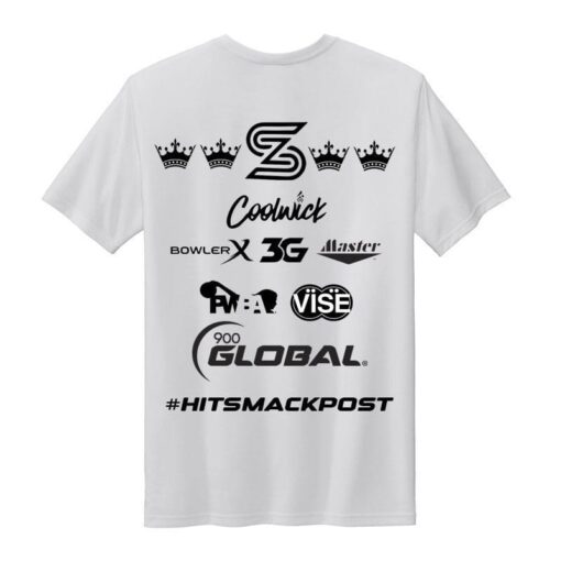 Stephanie Zavala CoolWick White Sport-Tek Signature Tee - Image 2