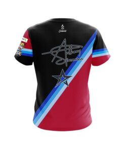 Alternative view of Roto Grip Anthony Simonsen Black Red Wave CoolWick Bowling Jersey