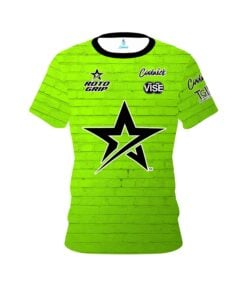 Stefanie Johnson Roto Grip Lime Green Brick House CoolWick Bowling Jersey