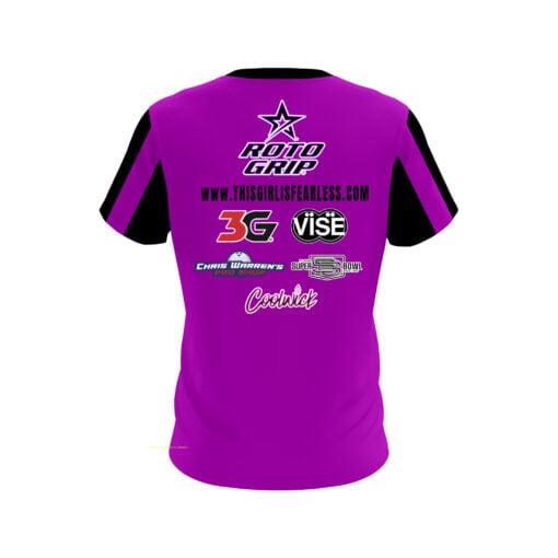 Stefanie Johnson Roto Grip Magical Pug Unicorn CoolWick Bowling Jersey - Image 2