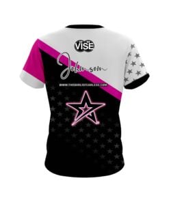 Alternative view of Stefanie Johnson Roto Grip Everly Pink CoolWick Bowling Jersey