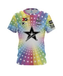 Stefanie Johnson Roto Grip Rainbow Brite CoolWick Bowling Jersey