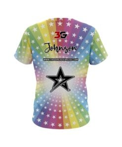 Alternative view of Stefanie Johnson Roto Grip Rainbow Brite CoolWick Bowling Jersey