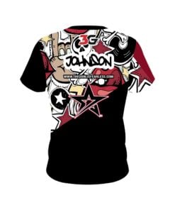 Alternative view of Stefanie Johnson Roto Grip Grunge CoolWick Bowling Jersey