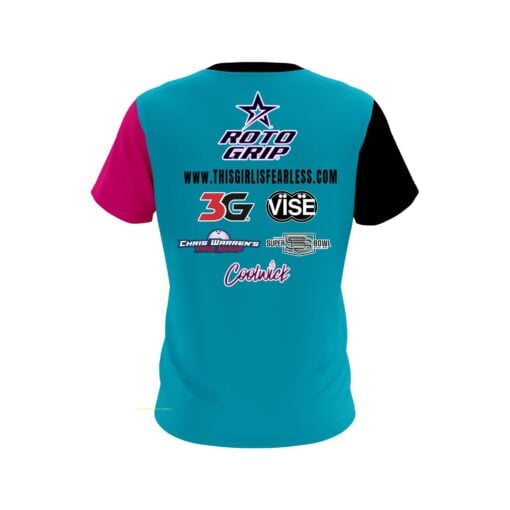 Stefanie Johnson Roto Grip Unicorn Skater CoolWick Bowling Jersey - Image 2