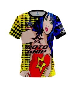 Stefanie Johnson Roto Grip Wonder Woman CoolWick Bowling Jersey