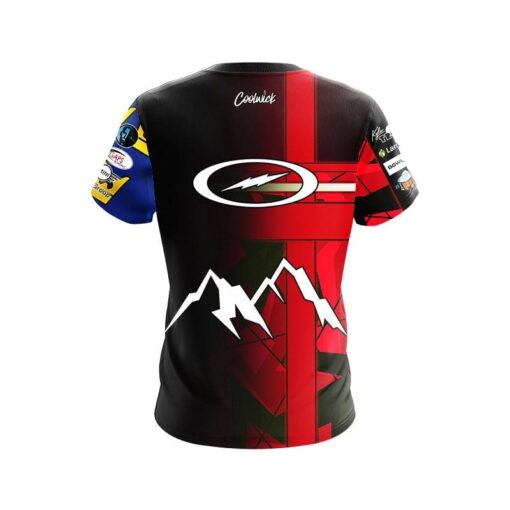 Limited Edition Kyle Troup x Jesper Svensson Red Fusion CoolWick Bowling Jersey - Image 2