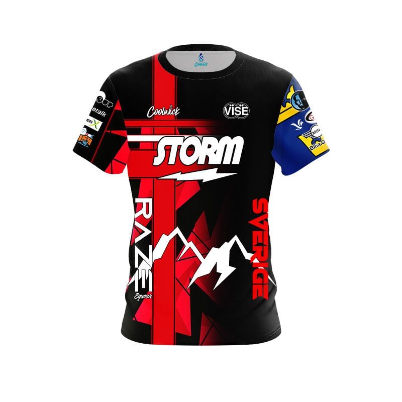 Limited Edition Kyle Troup x Jesper Svensson Red Fusion CoolWick Bowling Jersey