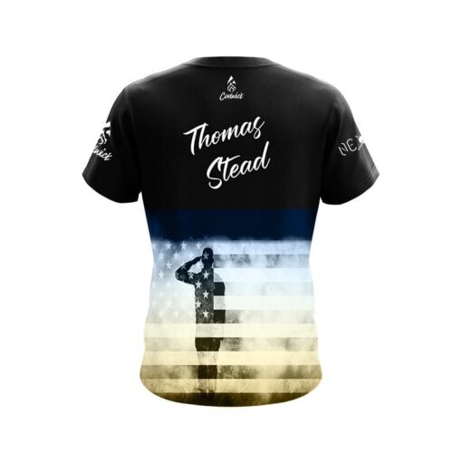 Thomas Stead Always Courageous CoolWick Bowling Jersey - Image 2