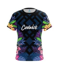 Alison Shedrow Tropical Floral Leaves CoolWick Bowling Jersey