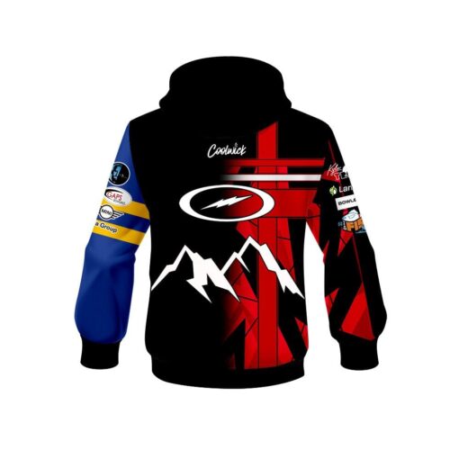 Limited Edition Kyle Troup x Jesper Svensson Red Fusion CoolWick Bowling Hoodie - Image 2