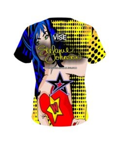 Alternative view of Stefanie Johnson Roto Grip Wonder Woman CoolWick Bowling Jersey