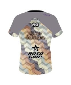 Alternative view of Stefanie Johnson Roto Grip Jigsaw CoolWick Bowling Jersey