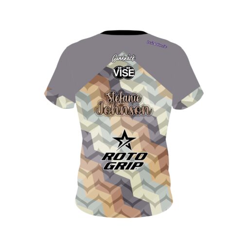 Stefanie Johnson Roto Grip Jigsaw CoolWick Bowling Jersey - Image 2