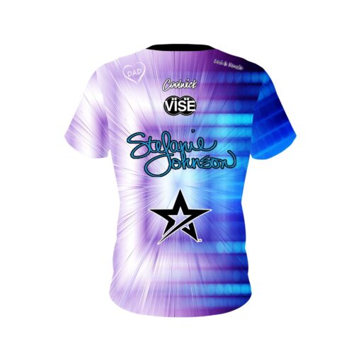 Stefanie Johnson Roto Grip Psychadelia CoolWick Bowling Jersey - Image 2