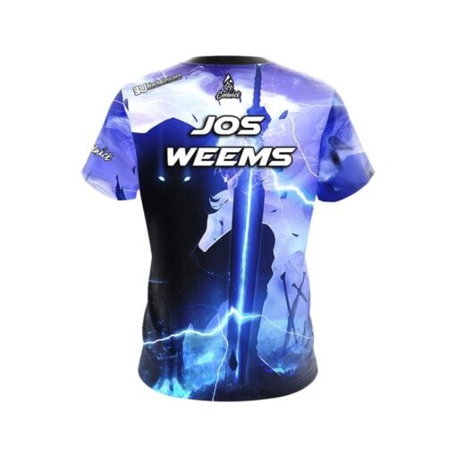 Storm Jos Weems Black Unicorn Plasma Rogue CoolWick Bowling Jersey - Image 2