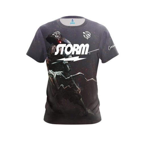 Storm Jos Weems Black Unicorn Cyber Samurai CoolWick Bowling Jersey