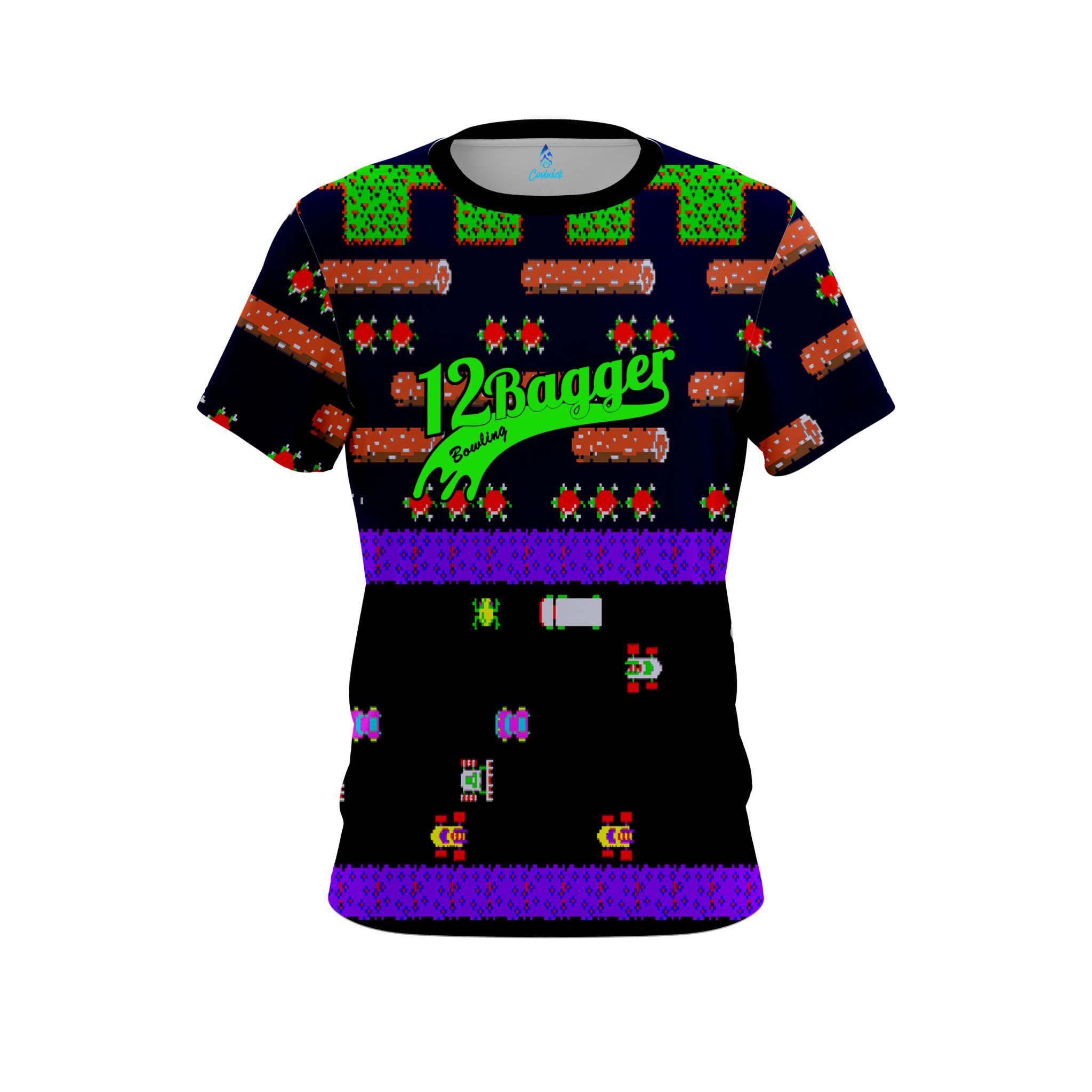 12Bagger Bowling Frog vs Traffic CoolWick Bowling Jersey