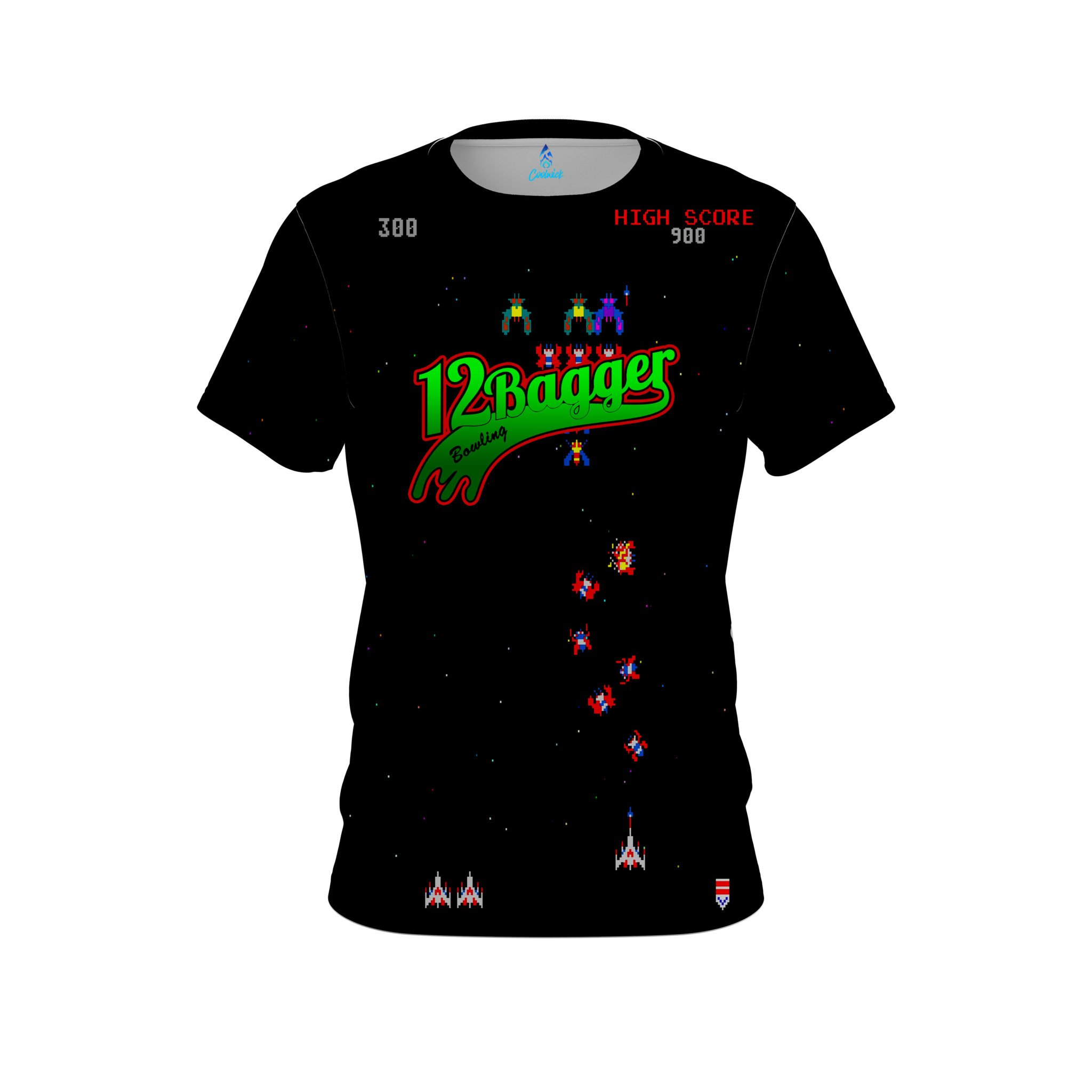 12Bagger Bowling Quarters in Space CoolWick Bowling Jersey