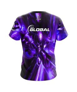 Alternative view of 900 Global Liquid Plasma Purple CoolWick Bowling Jersey