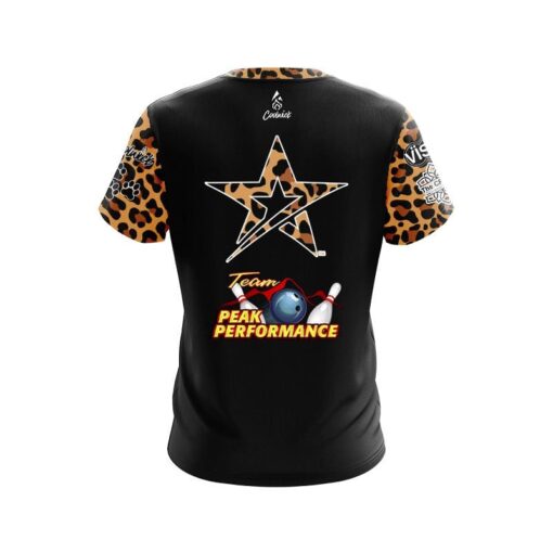 Roto Grip Melissa Riccardi Black Animal Print CoolWick Bowling Jersey - Image 2