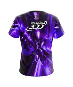 Alternative view of Columbia 300 Liquid Plasma Purple CoolWick Bowling Jersey