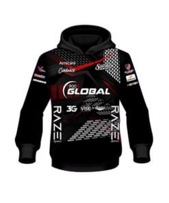 Sean Rash Carbon Fiber Replica CoolWick Bowling Hoodie