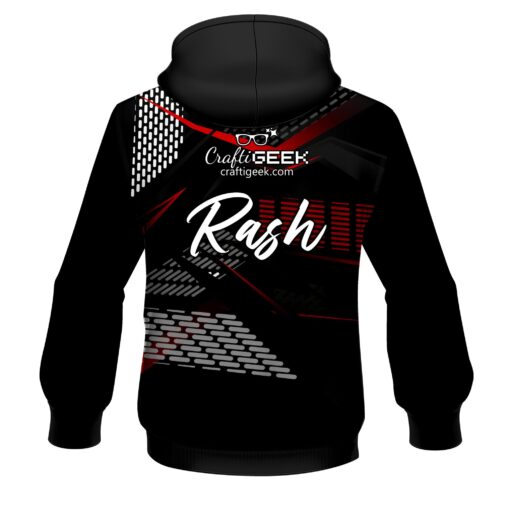 Sean Rash Carbon Fiber Replica CoolWick Bowling Hoodie - Image 2