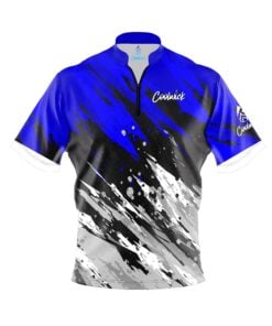 CoolWick Elite Blue Skirmish Sash Zip Jersey
