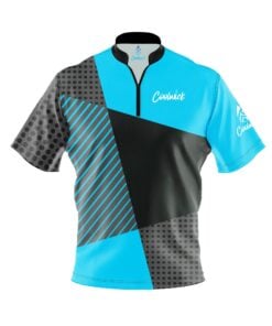 CoolWick Elite Blue Complexity Sash Zip Jersey