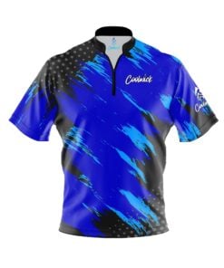 CoolWick Elite Blue Maverick Sash Zip Jersey