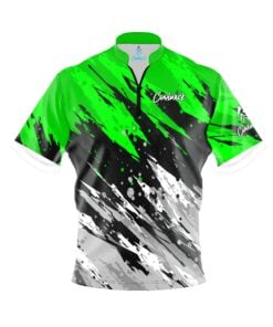 CoolWick Elite Green Skirmish Sash Zip Jersey