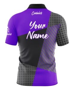 Alternative view of CoolWick Elite Purple Complexity Sash Zip Jersey