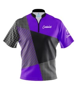 CoolWick Elite Purple Complexity Sash Zip Jersey