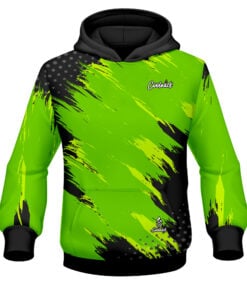 CoolWick Elite Green Yellow Maverick Hoodie