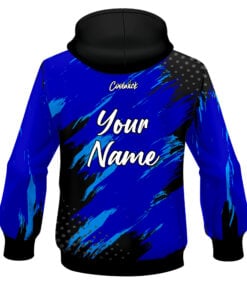 Alternative view of CoolWick Elite Blue Maverick Hoodie