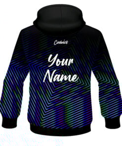 Alternative view of CoolWick Elite Purple Blue Fixation Hoodie