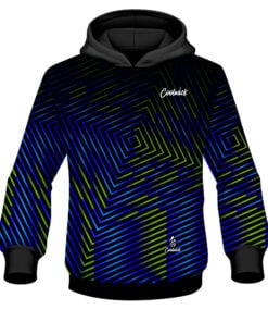 CoolWick Elite Blue Yellow Fixation Hoodie