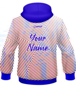 Alternative view of CoolWick Elite Red White Blue Fixation Hoodie