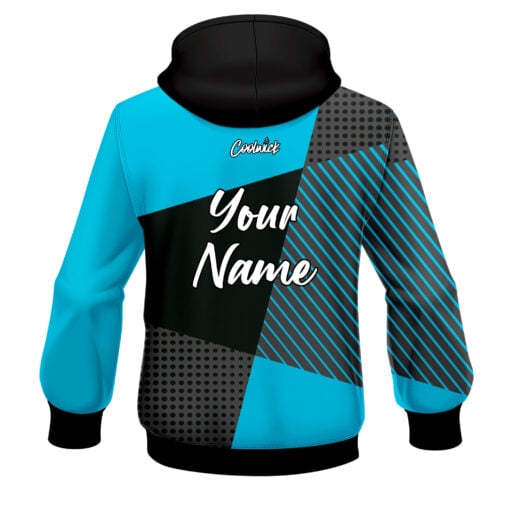 CoolWick Elite Blue Complexity Hoodie - Image 2