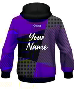 Alternative view of CoolWick Elite Purple Complexity Hoodie