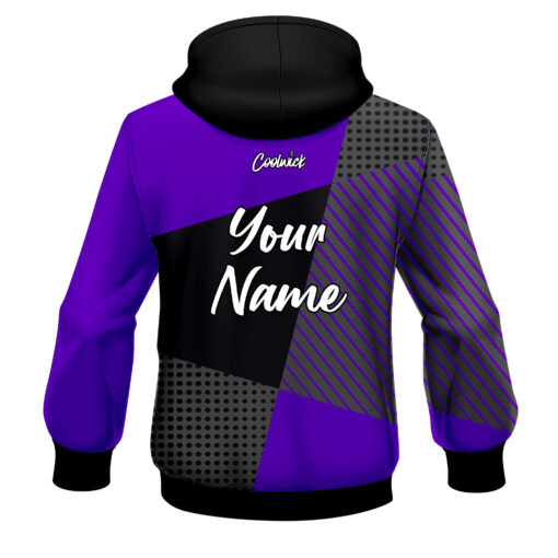 CoolWick Elite Purple Complexity Hoodie - Image 2