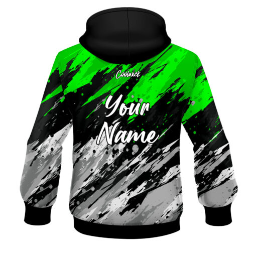 CoolWick Elite Green Skirmish Hoodie - Image 2