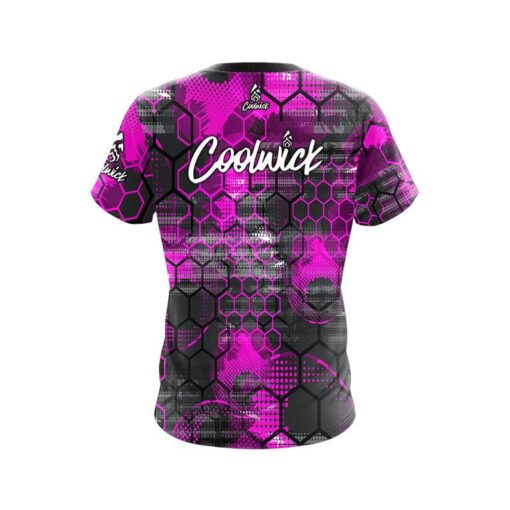 Signature Pink Honeycomb CoolWick Bowling Jersey - Image 2