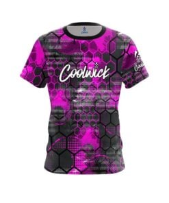 Signature Pink Honeycomb CoolWick Bowling Jersey