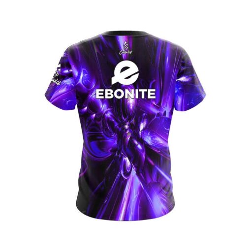 Ebonite Liquid Plasma Purple CoolWick Bowling Jersey - Image 2
