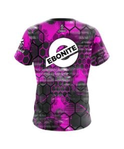 Alternative view of Ebonite Pink Honeycomb CoolWick Bowling Jersey