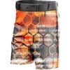 Fire Honeycomb CoolWick Bowling Shorts