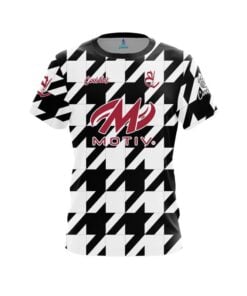 Motiv Ryan McDaniel Crimson Red Houndstooth CoolWick Bowling Jersey