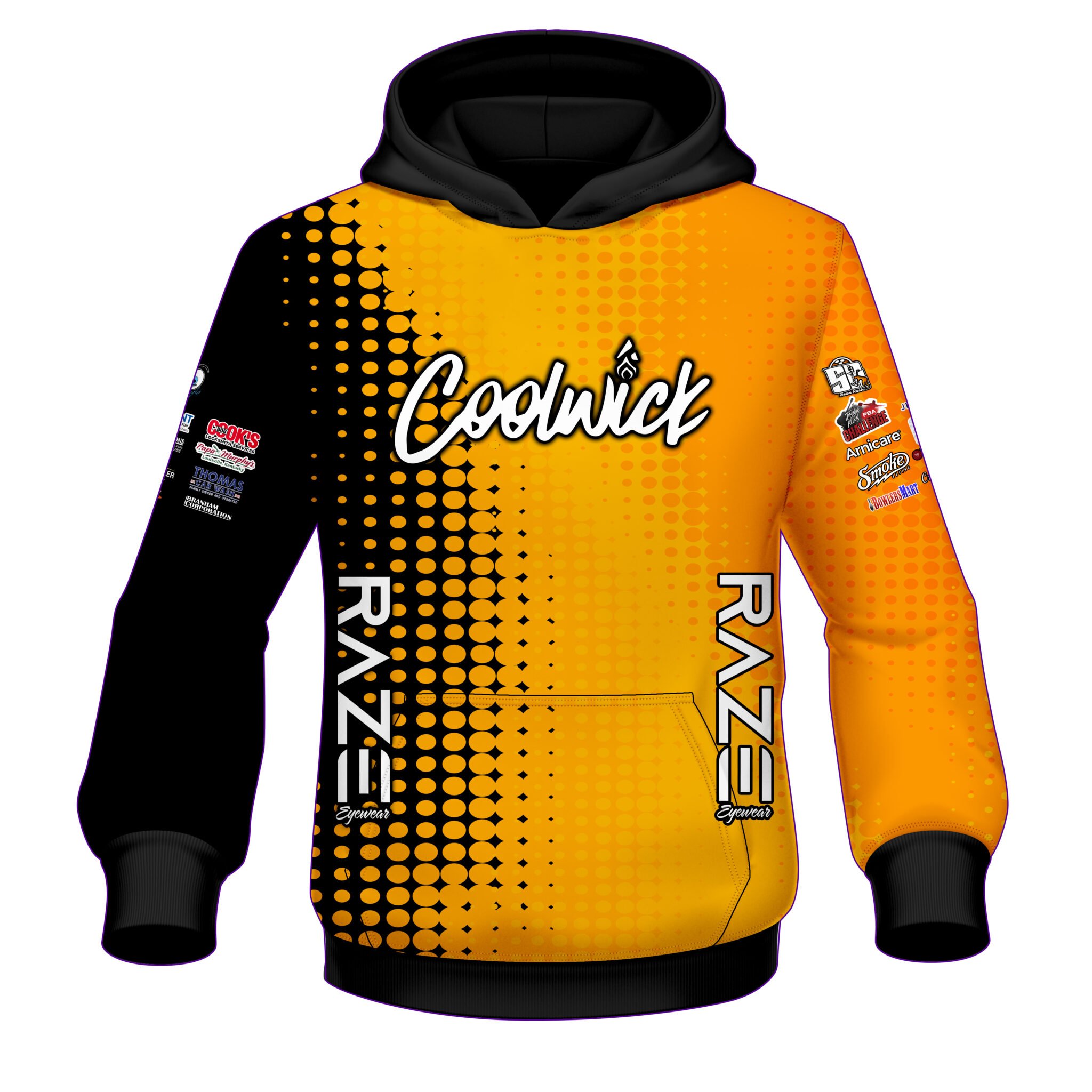 Limited Edition Matt Ogle x Sean Rash Sunset Split Fusion CoolWick Bowling Hoodie